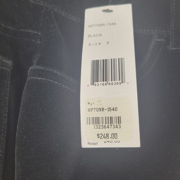 Lafayette 148 Pants size 0 Black Slim Ankle Corduroy Pants MP709R-1549 NWT $248 - Picture 5 of 12